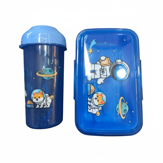 Kids’ Space-Themed Lunch Box & Water Bottle Set
