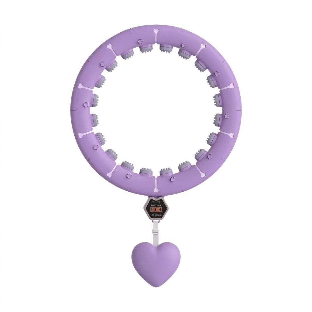 Smart Weighted Fitness Hula Hoop with Digital Counter