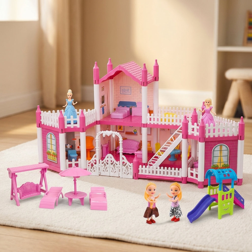 DIY House Kids Luxury Villa Playset 145 Pieces