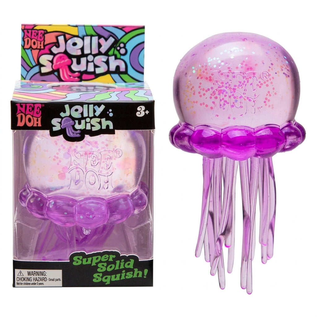 Generic NeeDoh Jellyfish Squish Fidget Toy Stress Relief -Various Colors