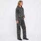 Women's Distressed Cropped Denim Set