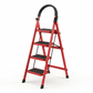 4-Step Foldable Step Ladder Red