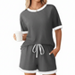 Women’s Summer Pajama & Lounge Set – 2-Piece Casual Outfit