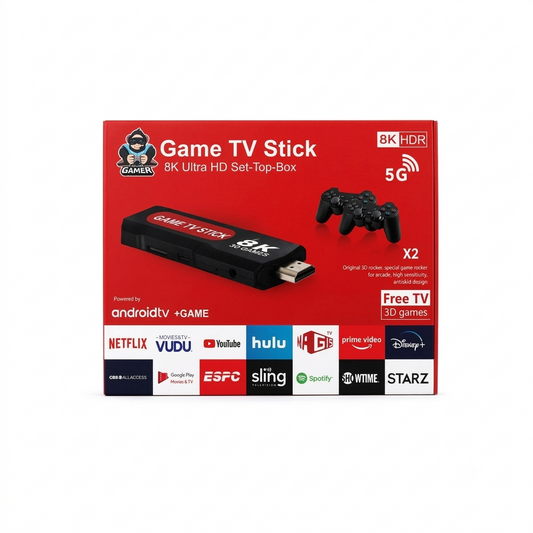 MTech Ultra HD Game Console TV Stick Android Media Player 5G 8K