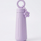 MHome Stainless Steel Water Bottle With Handle & Flower Charm 450ml