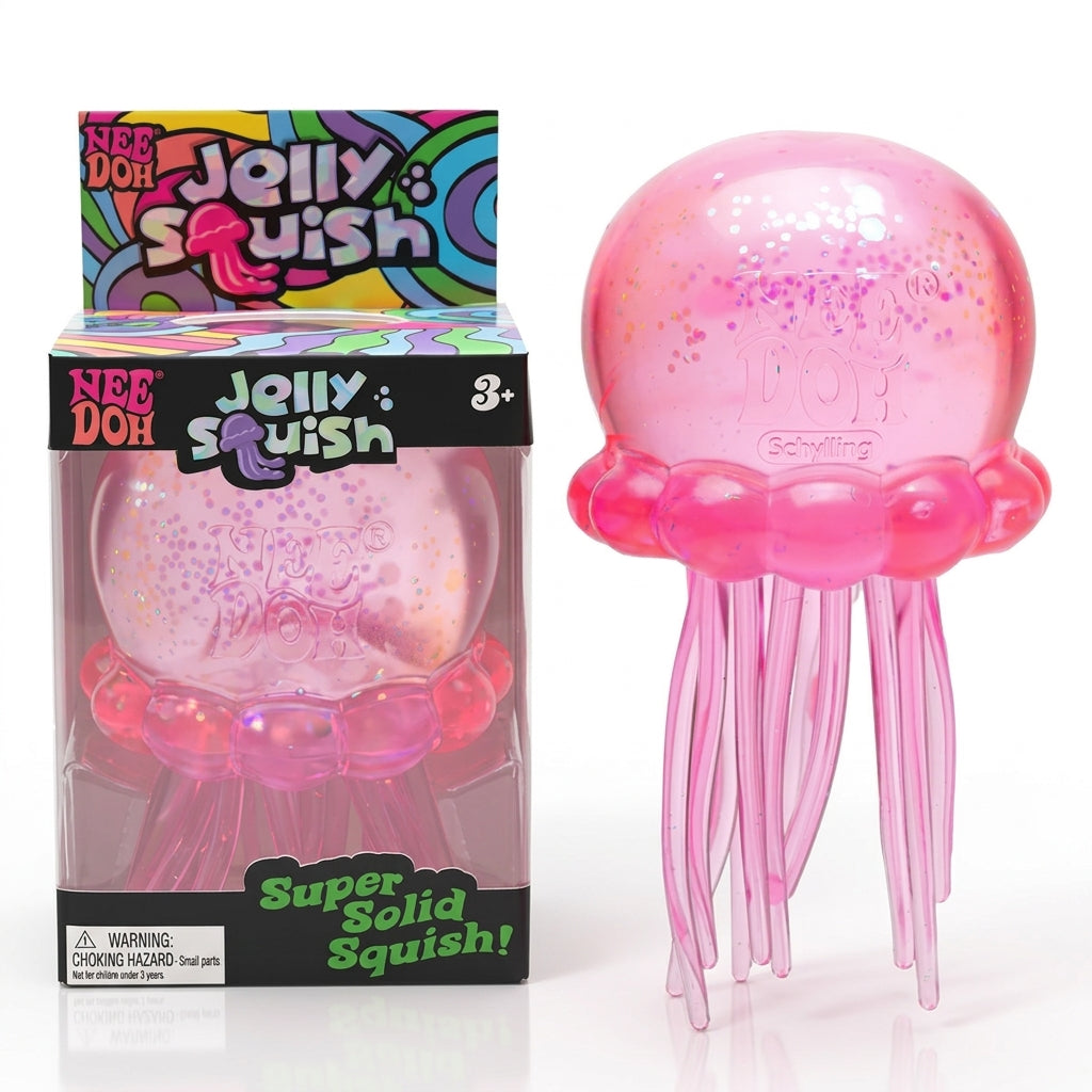 Generic NeeDoh Jellyfish Squish Fidget Toy Stress Relief -Various Colors