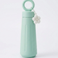 MHome Stainless Steel Water Bottle With Handle & Flower Charm 450ml
