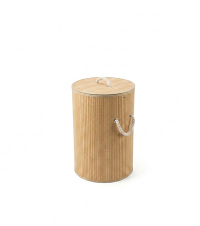 MHome Spacious Bamboo Laundry Basket