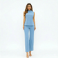 Women’s 2 Piece Wide Leg Pants Set Sleeveless Summer Outfit