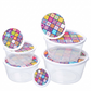 Vibrant Mosaic 5-Piece Food Storage Container Set