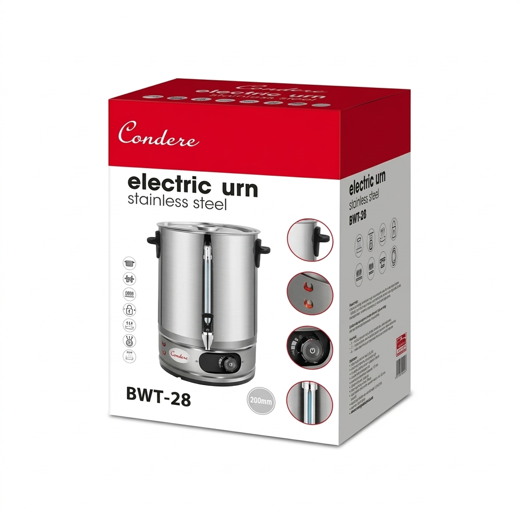 Condere 58L Electric Urn Stainless steel
