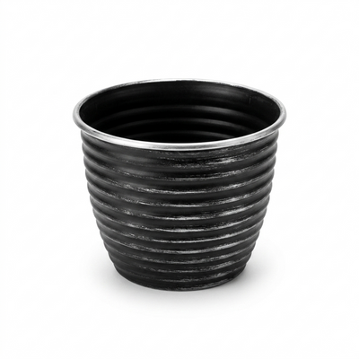 Elegant Ribbed Planter PVC Plastic