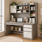 MFurn Home Office Desk with Hutch – 120cm XF00147