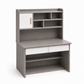 MFurn Multi-Storage Office Desk With Hutch