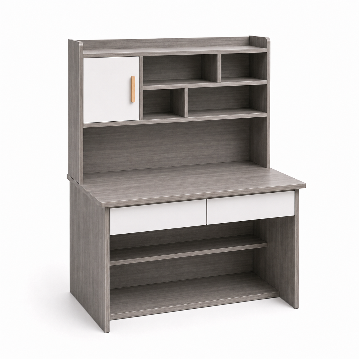 MFurn Multi-Storage Office Desk With Hutch