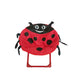 Mhome Kids Ladybug Red Foldable Camping Chair Portable Polyester Outdoor Seat