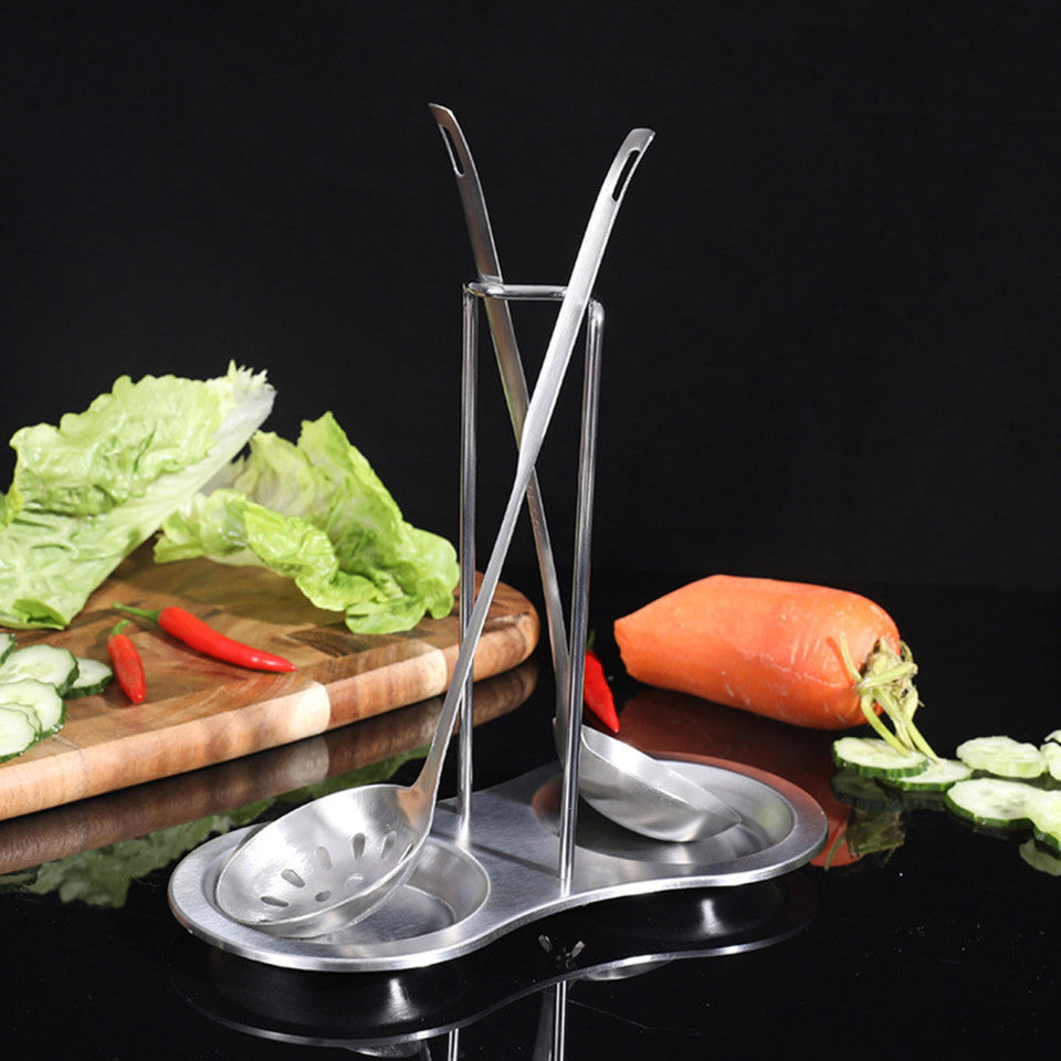 Stainless Steel Pot Lid Spoon Holder