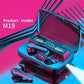 M19 TWS Wireless Bluetooth Earbuds With LED Display Charging Case