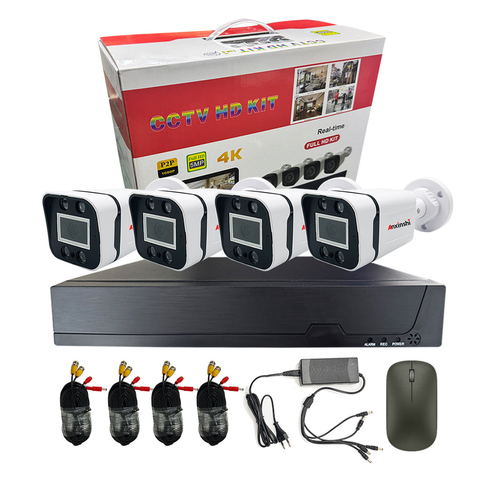 MTech 4CH DVR CCTV Kit – Full HD 2MP with Audio & 500GB HDD