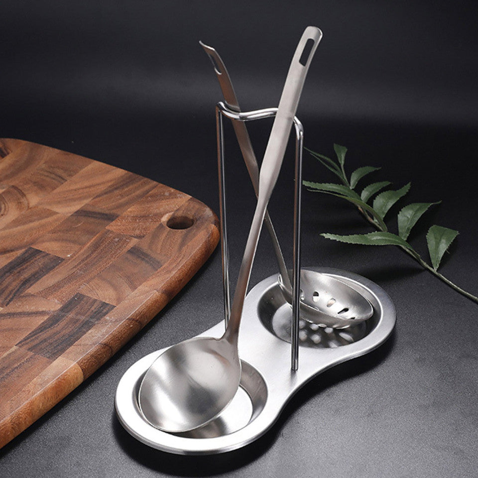 Stainless Steel Pot Lid Spoon Holder