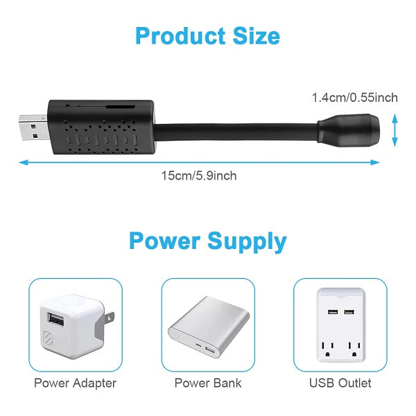U21 HD Mini USB Camera Real-time Surveillance WIFI Web Camera V380 Pro