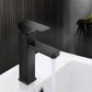 MHome Matt Black Single Handle Bathroom Faucet – Stainless Steel Basin Mixer Tap