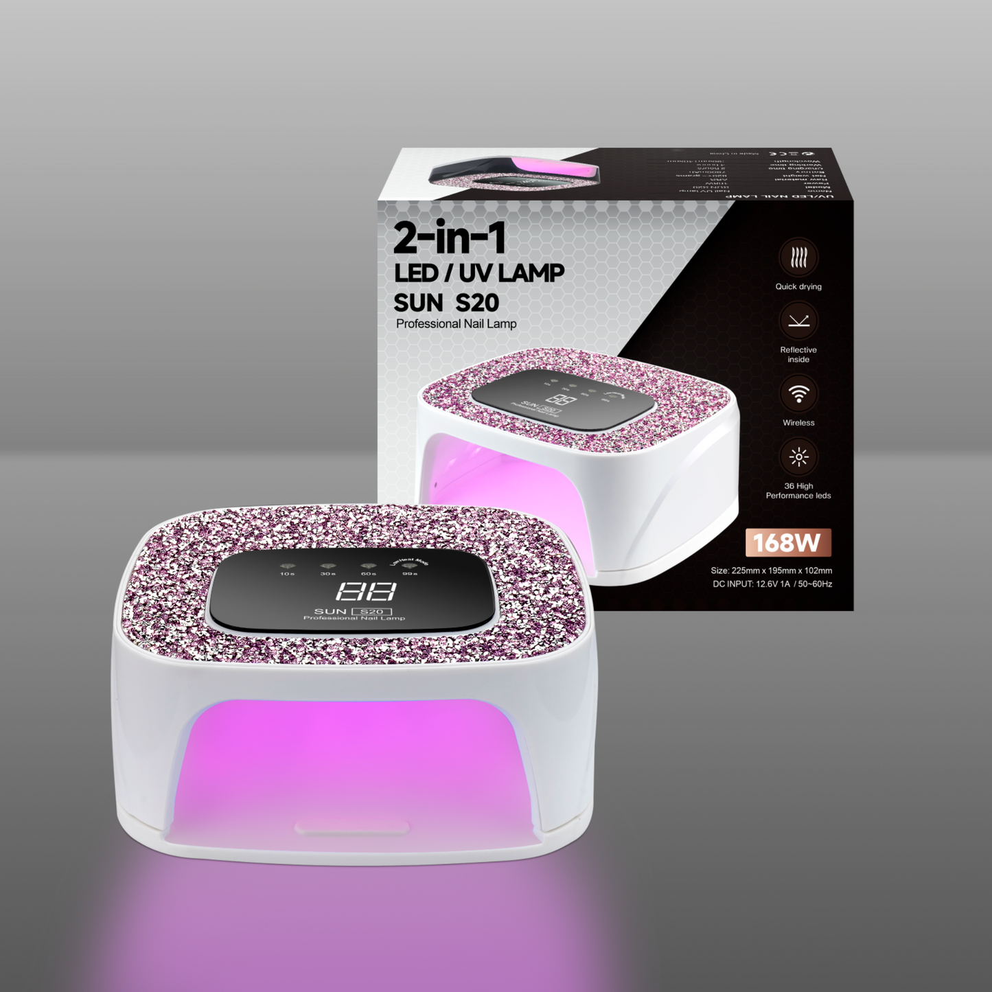 Sun S20 2-in-1 LED/uv Lamp 268W