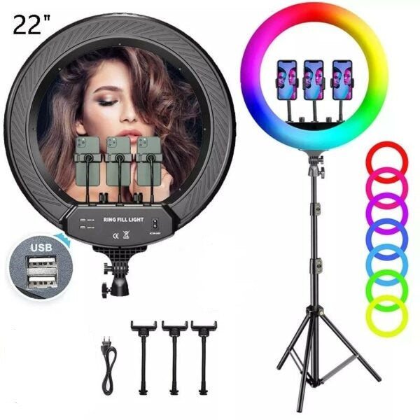 Ring Light for Social Media With Tripod Stand 56cm