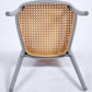 MFurn Classic Stackable Plastic Rattan Dining Chair – Natural Handwoven Cane Seat & Backrest