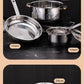DOLPHIN 15-Piece Stainless Steel Cookware Set – Durable Pots & Pans