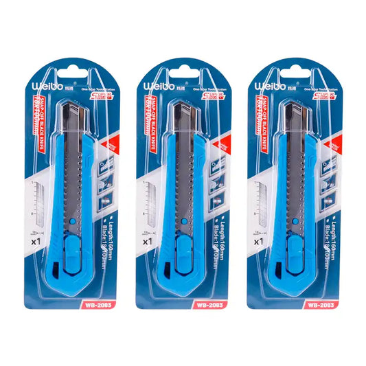 Convenient utility knife multi-functional art tools office thickened blade manual safety knife 18x100mm