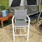 MFurn Padded Aluminium Outdoor Bar Chair – Textilene Seat