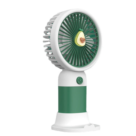 MTech Portable Handheld Fan – Strong Wind, Noiseless, Rechargeable Mini Fan With Base