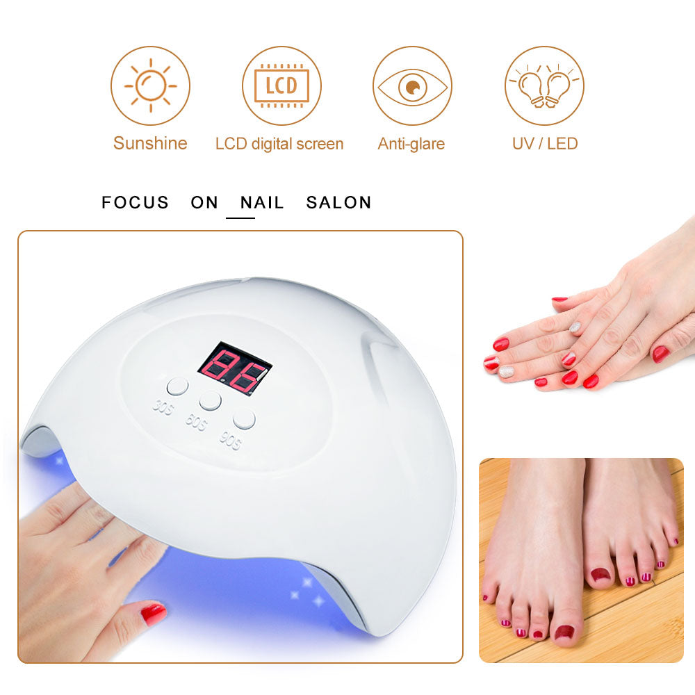 Professional UV LED Nail Lamp with LCD Timer