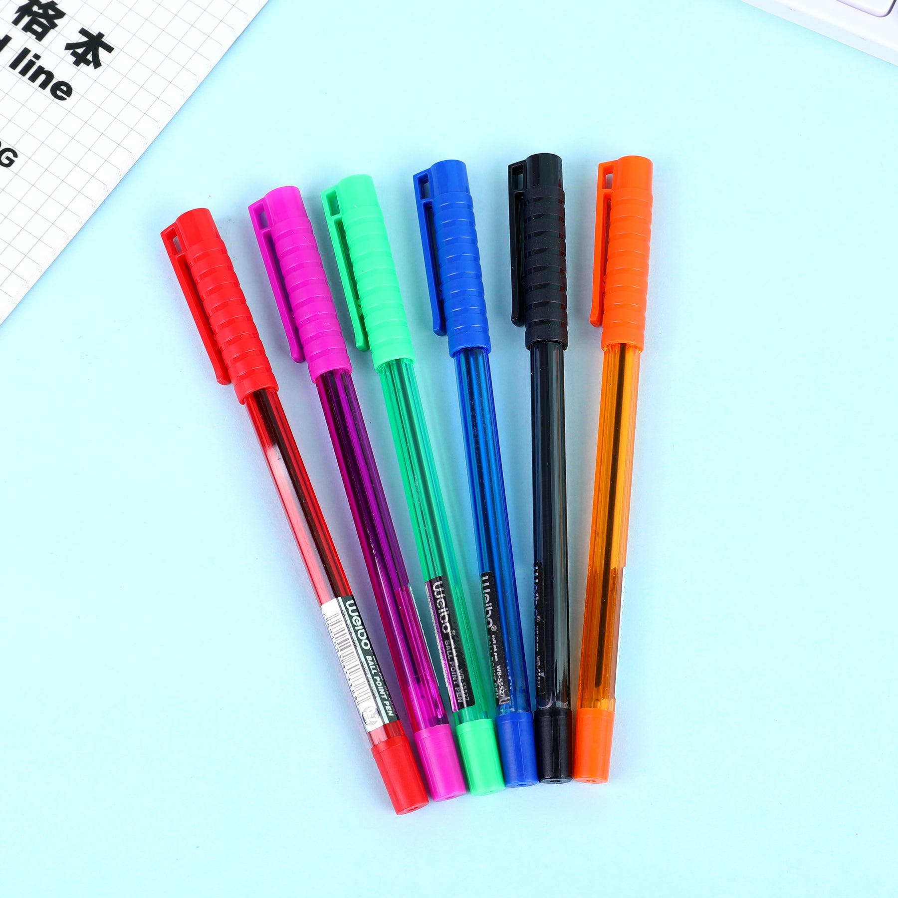 Plastic Ballpoint Multicolor Pens 0.7mm (Blue ink) – Megamall Online Store