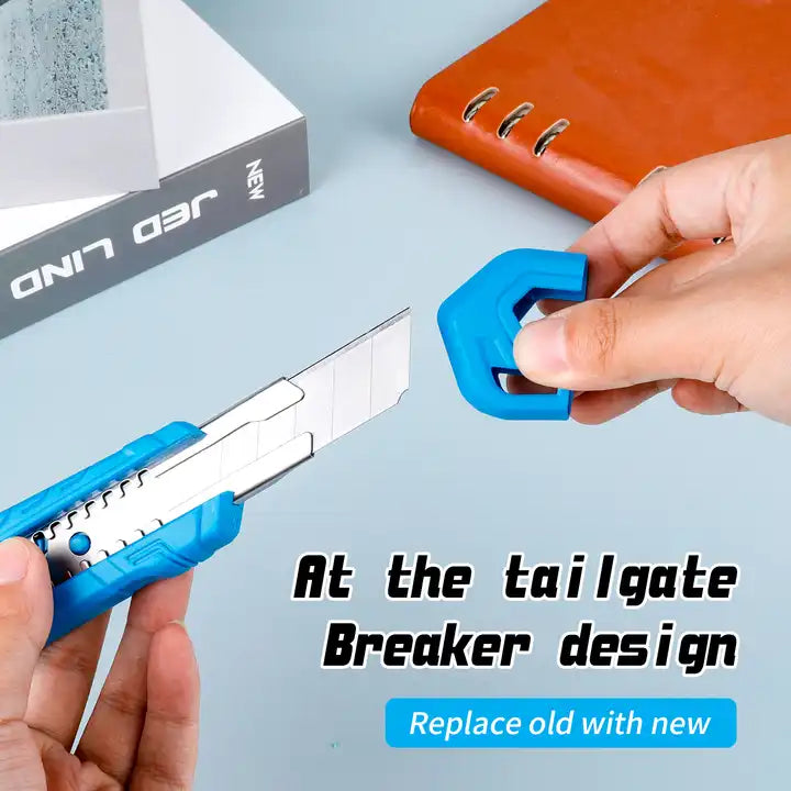 Convenient utility knife multi-functional art tools office thickened blade manual safety knife 18x100mm