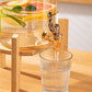 MHome 3.6L Glass Beverage Dispenser with Tap & Bamboo Stand, Heat Resistant