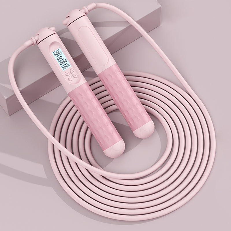 Smart Digital Counting Jump Rope – Adjustable Weighted Fitness Rope with LCD Display