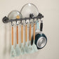 MHome Wall-Mount Kitchen Utensil Hanger Rack Suction Hooks