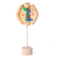 Wooden Spinning Lollipop Toy – Animal Pattern Anti-Stress Fidget Toy for Kids & Adults