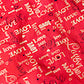 Valentines Letter Pattern Wrapping Paper