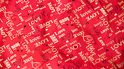 Valentines Letter Pattern Wrapping Paper