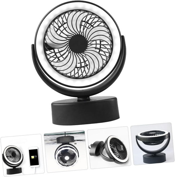 LED lantern portable fan