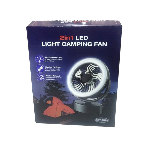 LED lantern portable fan