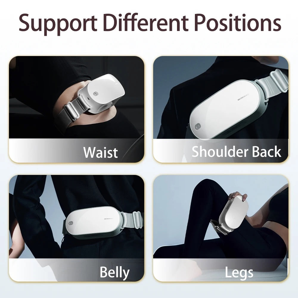 Relieve pain with the Electric Low Back EMS Pulse Massage: Lumbar Traction, Hot Compress, Vibration, Air Pressure. Multifunction-PreOrder Sales Now Available!