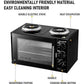 DIAMOND Combo Stove Oven Toaster Grill 28L Black