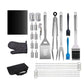 27-Piece Stainless Steel BBQ Grill Tools Set – Heavy-Duty Braai Accessories Kit