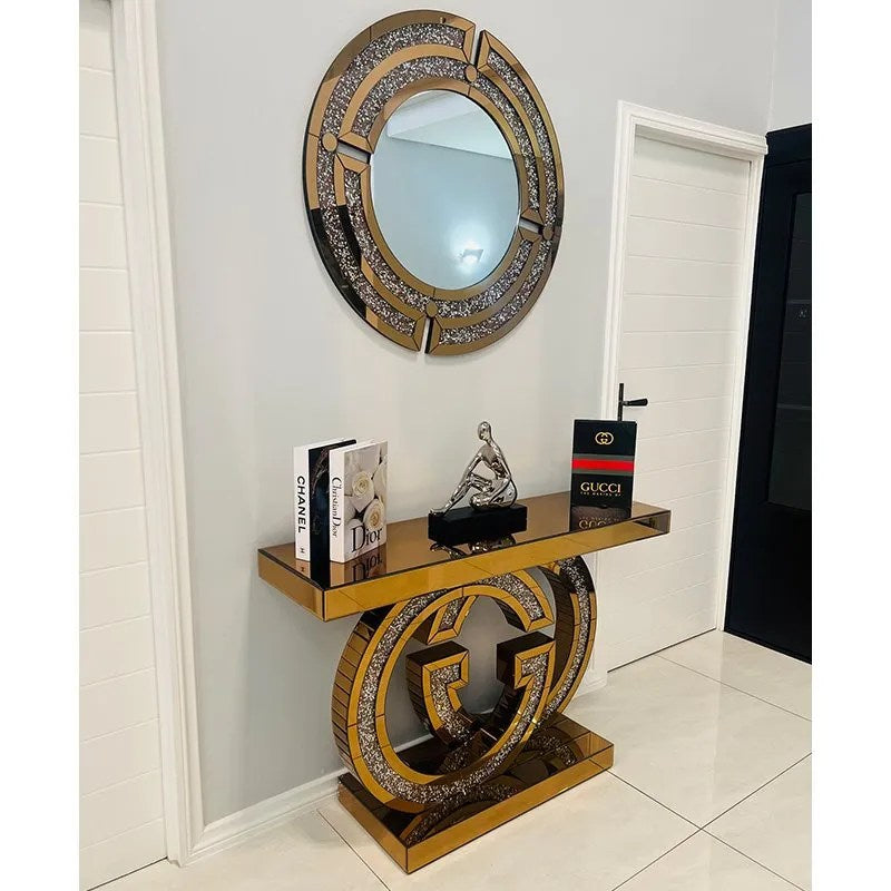 Gucci Styled Console/Hallway Set 2pc