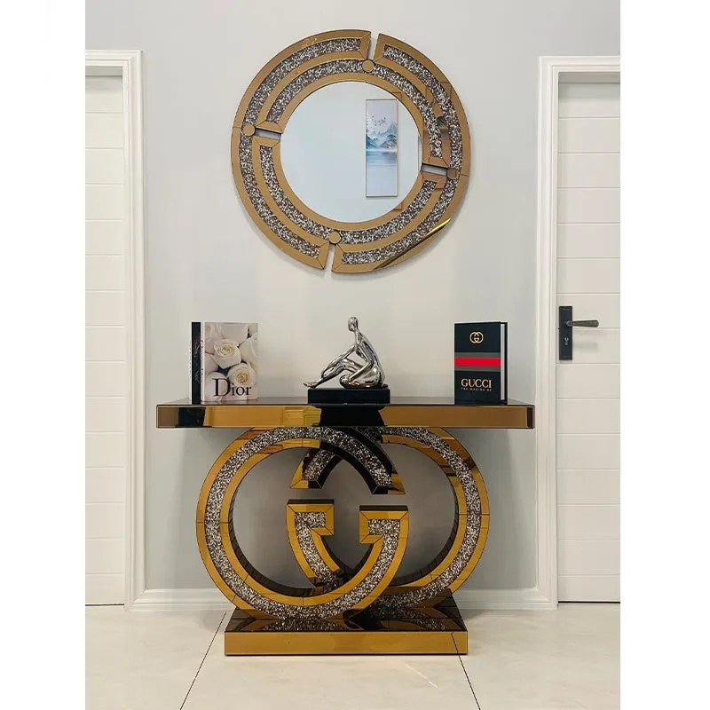 Gucci Styled Console/Hallway Set 2pc