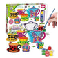 Tea Set for Little Girls,15Pcs Paint Your Own Ceramic Tea Party Pretend